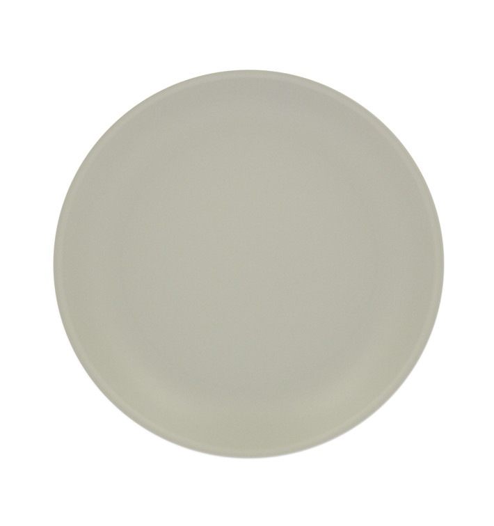Assiette Réutilisable Premium PP Minéral Gris Ø21cm (6 Utés)