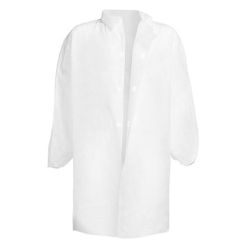 Blouse PP Blanc Velcro et Sans Poches 3XL 35gr (1 Uté)