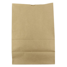 Sac en papier Kraft sans anses 50g/m² 22+12x30cm (25 Unités)