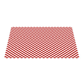 Papier Ingraissable Rouge 31x38cm (1000 Utés)