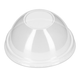 Couvercle Dôme Fermé PP Transparent Ø7,9cm (100 Utés)