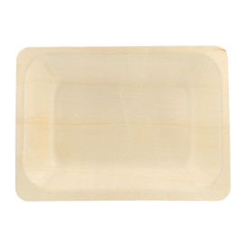 Plateau en Bois 19,5x14x3cm (50 Unités)