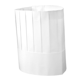 Toque en TST Cuisinier Chef Blanc (10 unités)