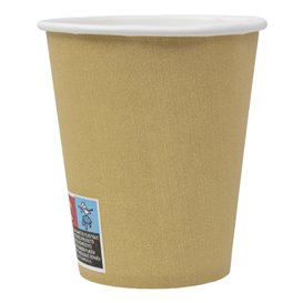 Gobelet Carton 9 Oz/280ml Kraft-Kraft Ø8,1cm (50 Utés)