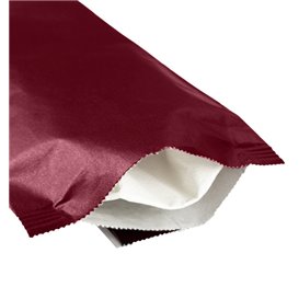 Enveloppe Porte-Couverts avec Serviettes Bordeaux 11x25cm (100 Utés)