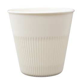 Gobelet Réutilisable et Durable en PP Crème 230ml Ø9,6cm (25 Unités)