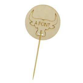 Bâton de Cuisine en Bambou 9cm “A Point” (60 Utés)