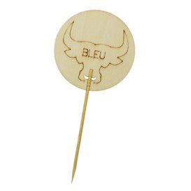 Bâton de Cuisine en Bambou 9cm “Bleu” (60 Utés)