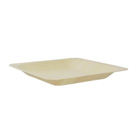 Mini Assiette Carrée en Bois 10,5x10,5cm (600 Utés)