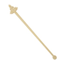Agitateur à Boissons en Bambou « Bouddha 1 » 14cm (50 Utés)
