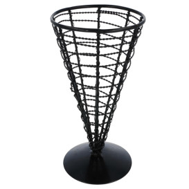 Panier Présentation en Acier Ø128x225mm 